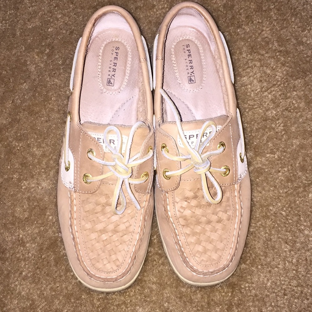 Sperry Top Sider.  Leather upper